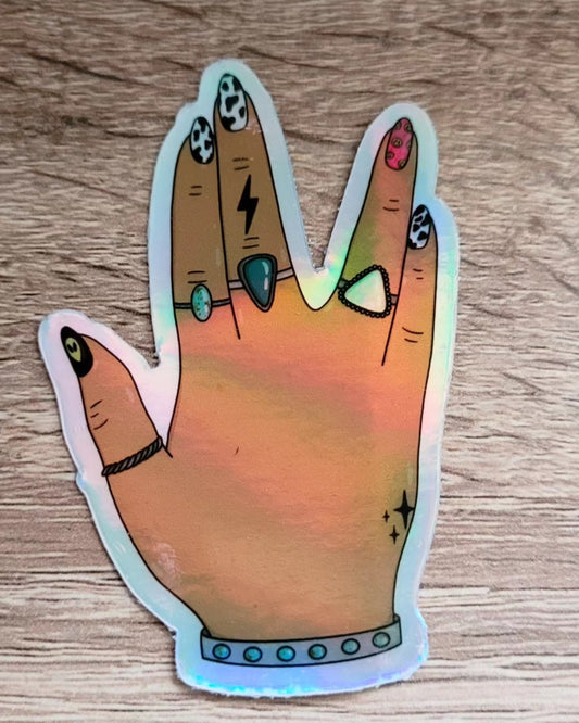 Holo Hand Sticker
