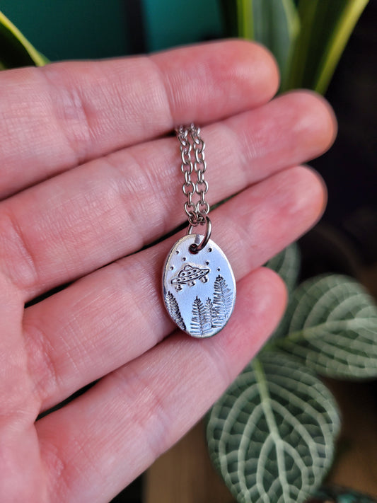 Watch the Skies Necklace
