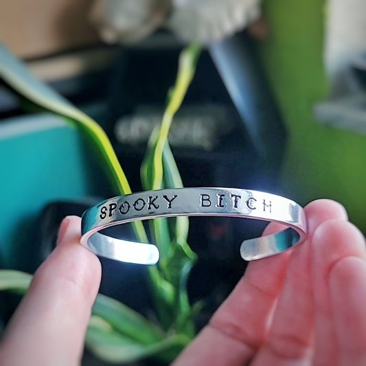 Spooky Bitch Cuff Bracelet