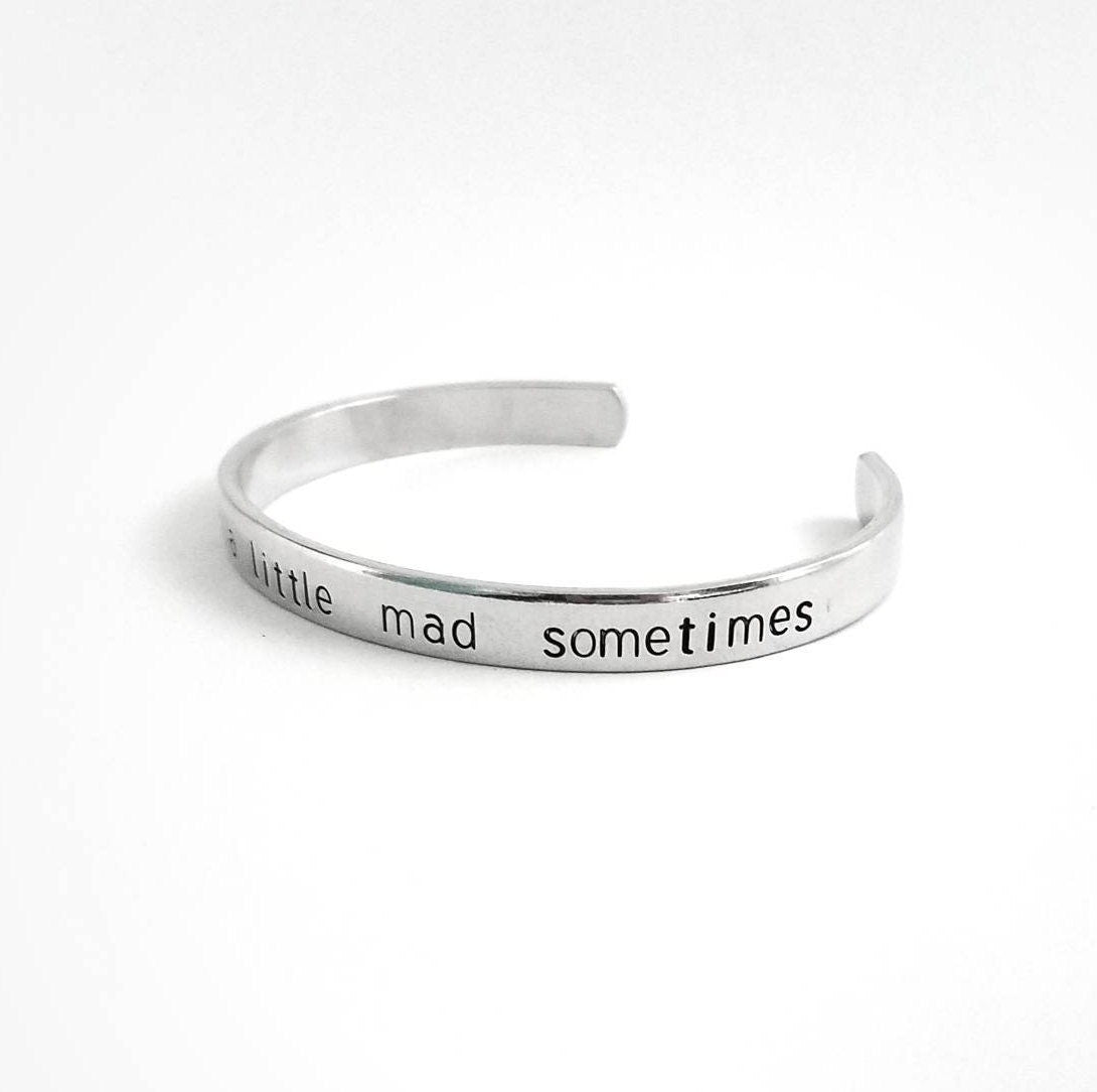 Scream/Psycho Quote Cuff Bracelet