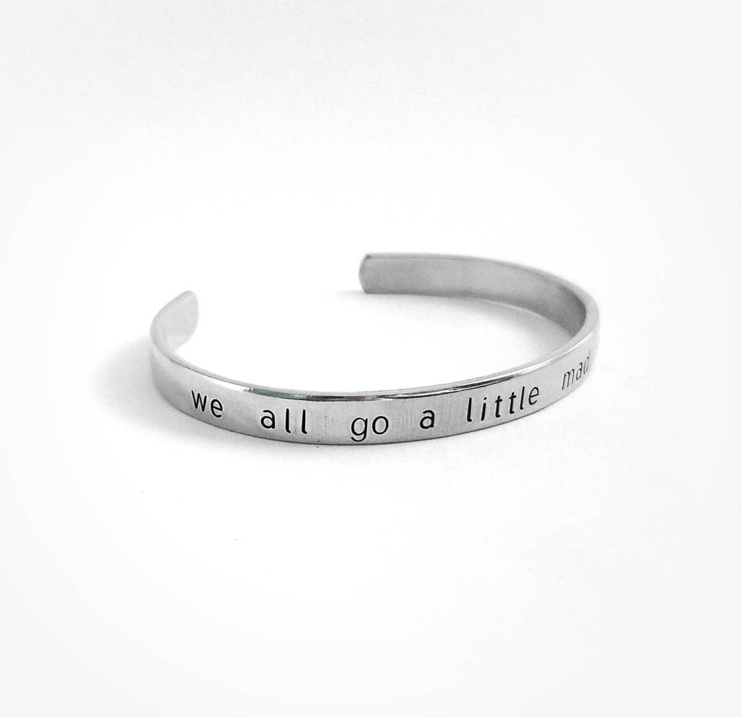 Scream/Psycho Quote Cuff Bracelet