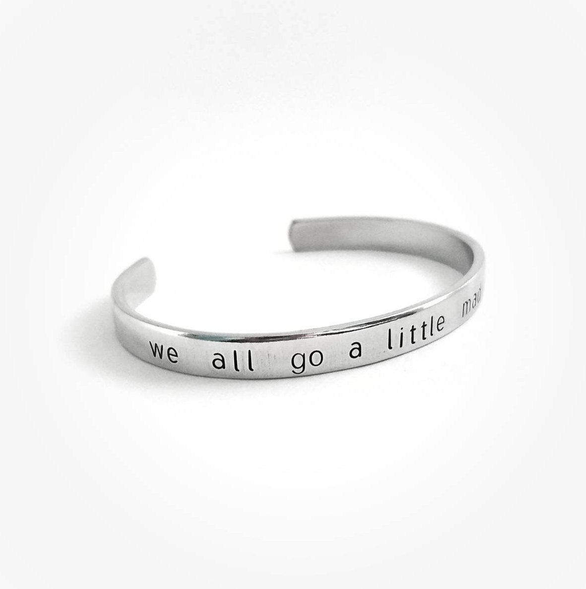 Scream/Psycho Quote Cuff Bracelet