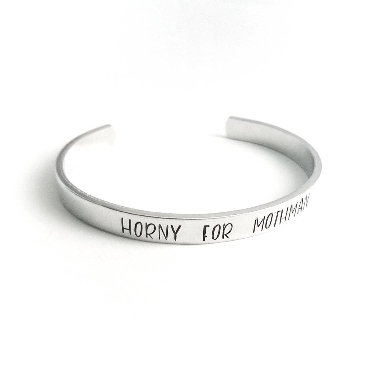 Horny For Mothman Cuff Bracelet