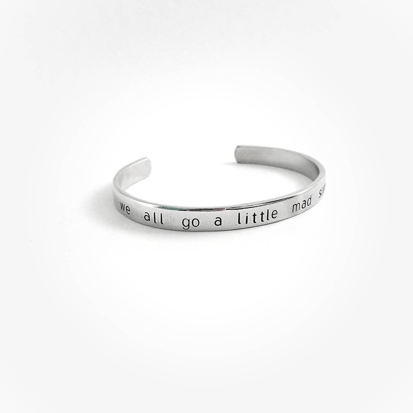 Scream/Psycho Quote Cuff Bracelet
