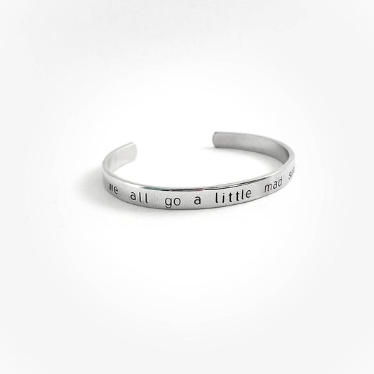 Scream/Psycho Quote Cuff Bracelet