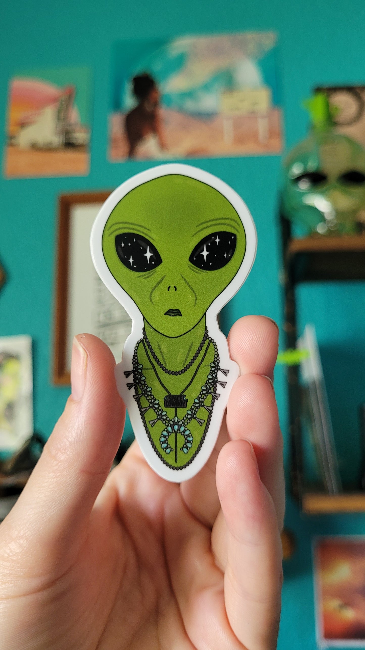 Space Cowboy Sticker