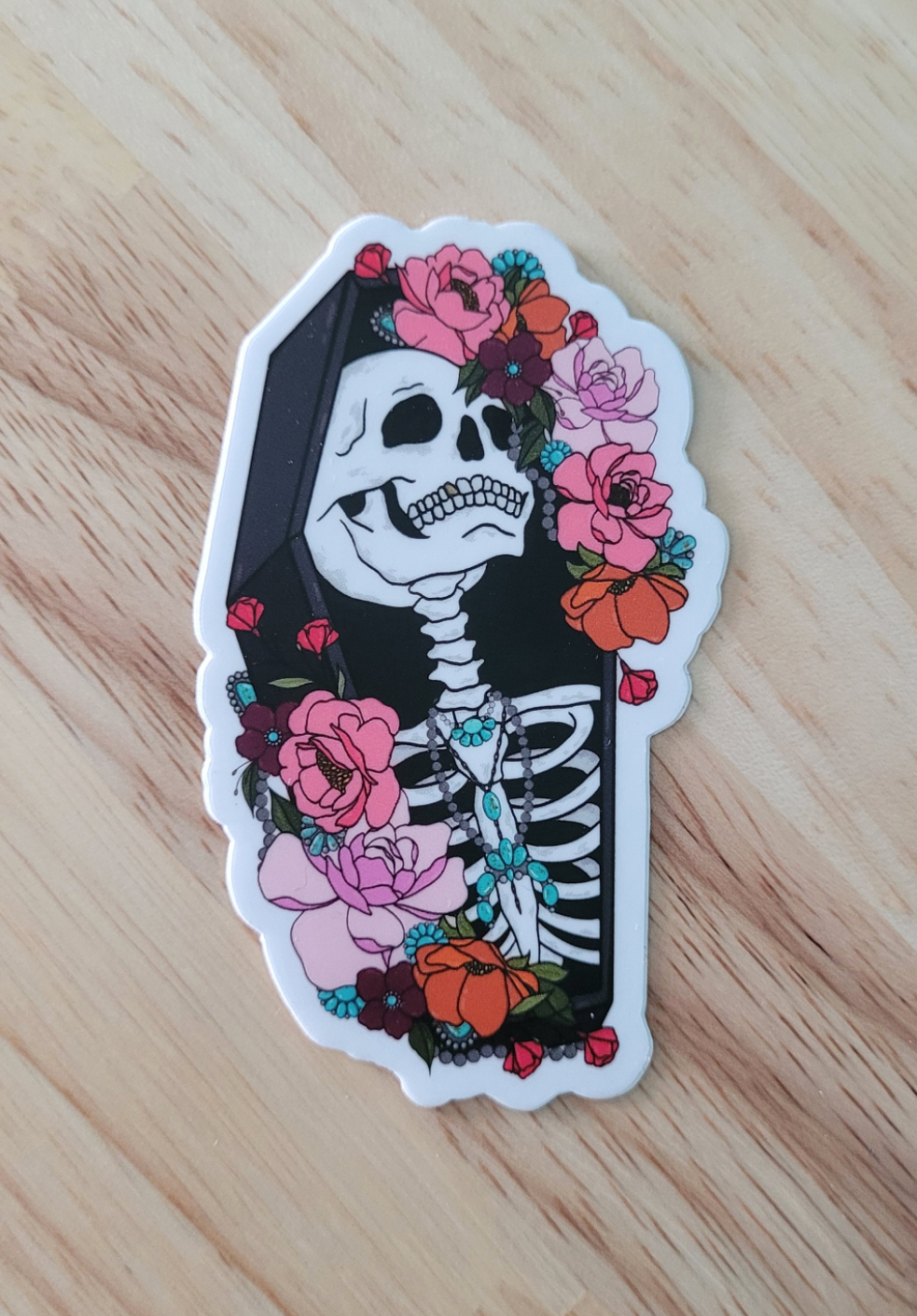 Bury Me in Turquoise Sticker