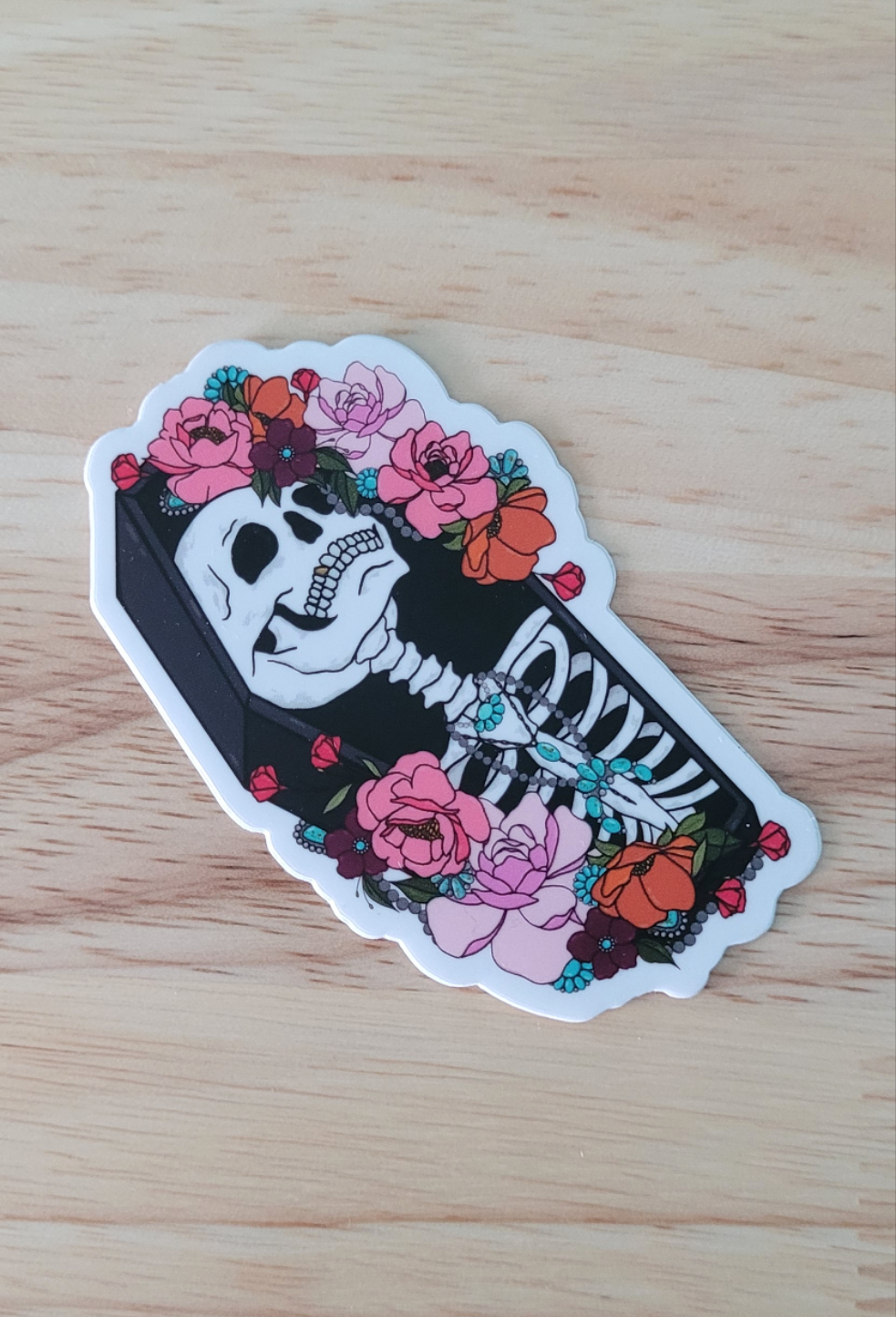 Bury Me in Turquoise Sticker