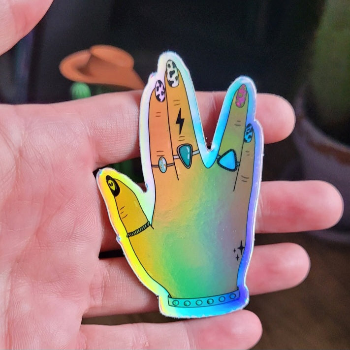 Holo Hand Sticker