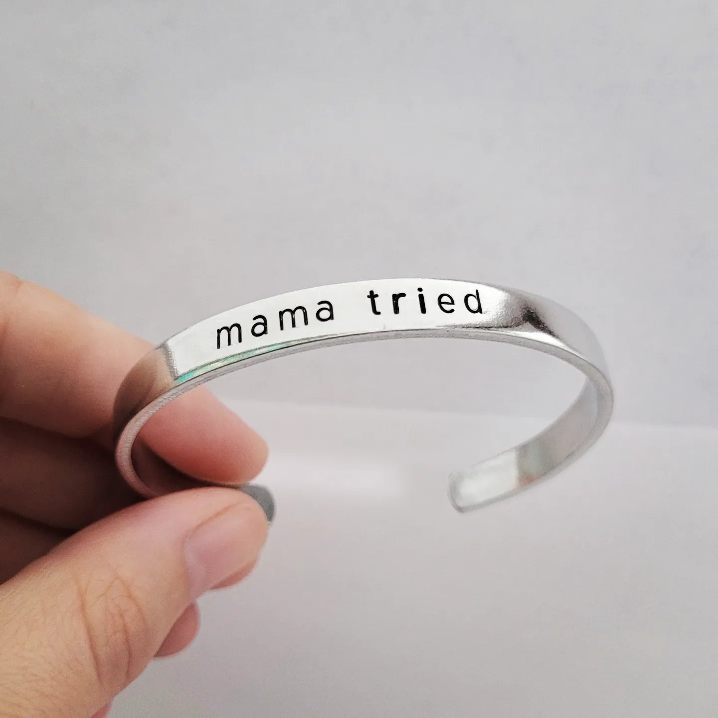 Mama Tried cuff bracelet