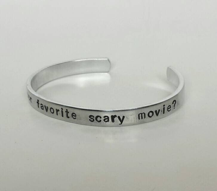 What's your favorite scary movie? Scream Cuff Bracelet