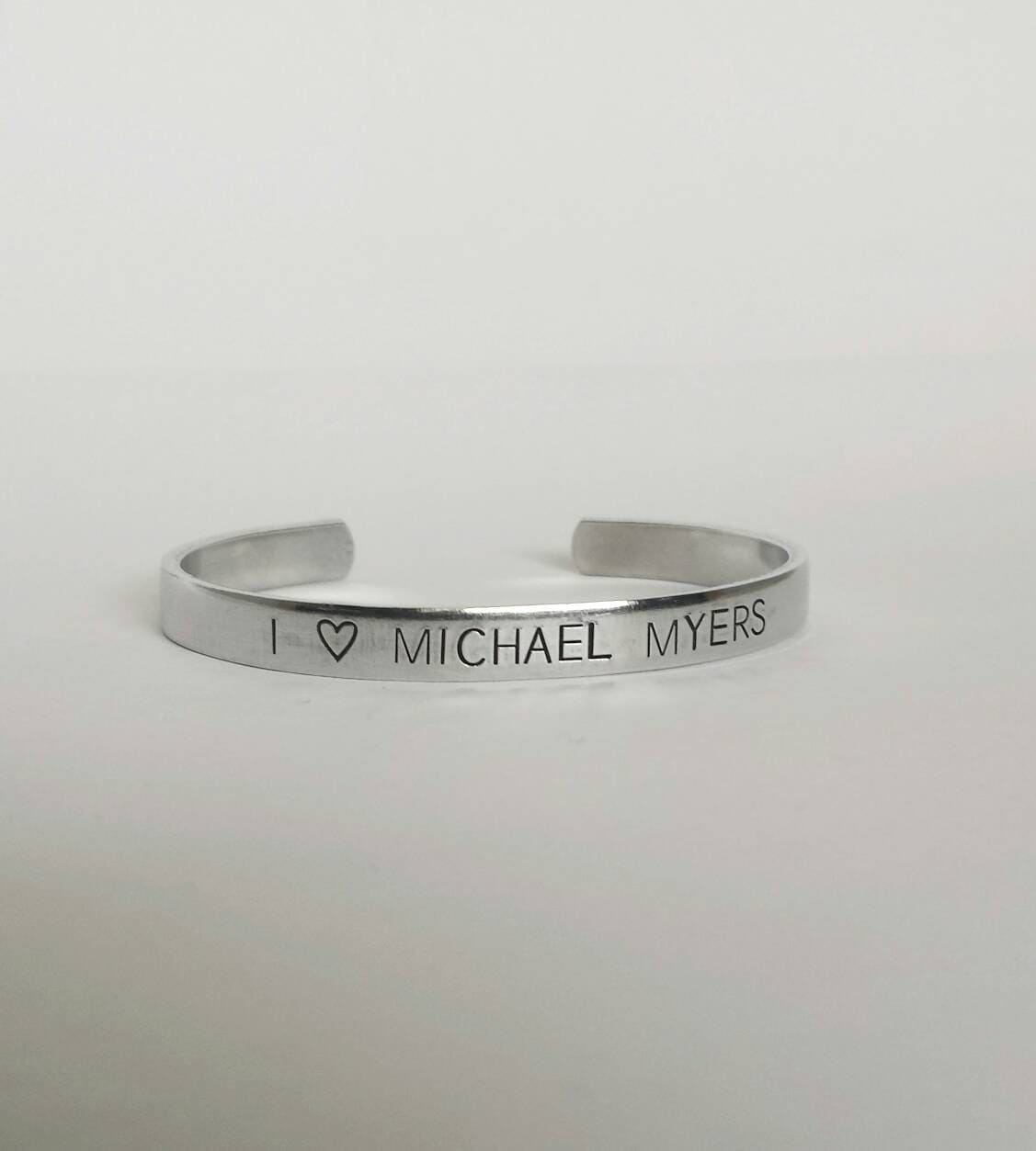 I 🖤 Michael Myers Halloween Cuff Bracelet