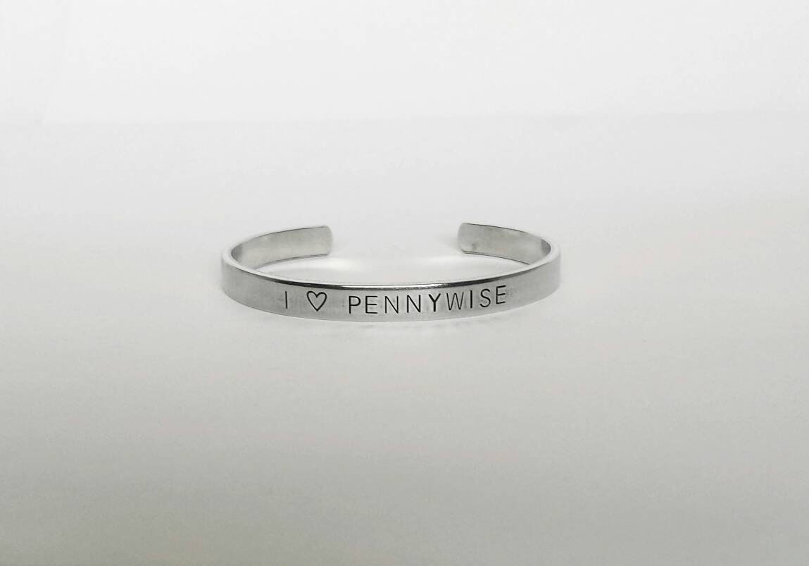 I 🖤 Pennywise Cuff Bracelet