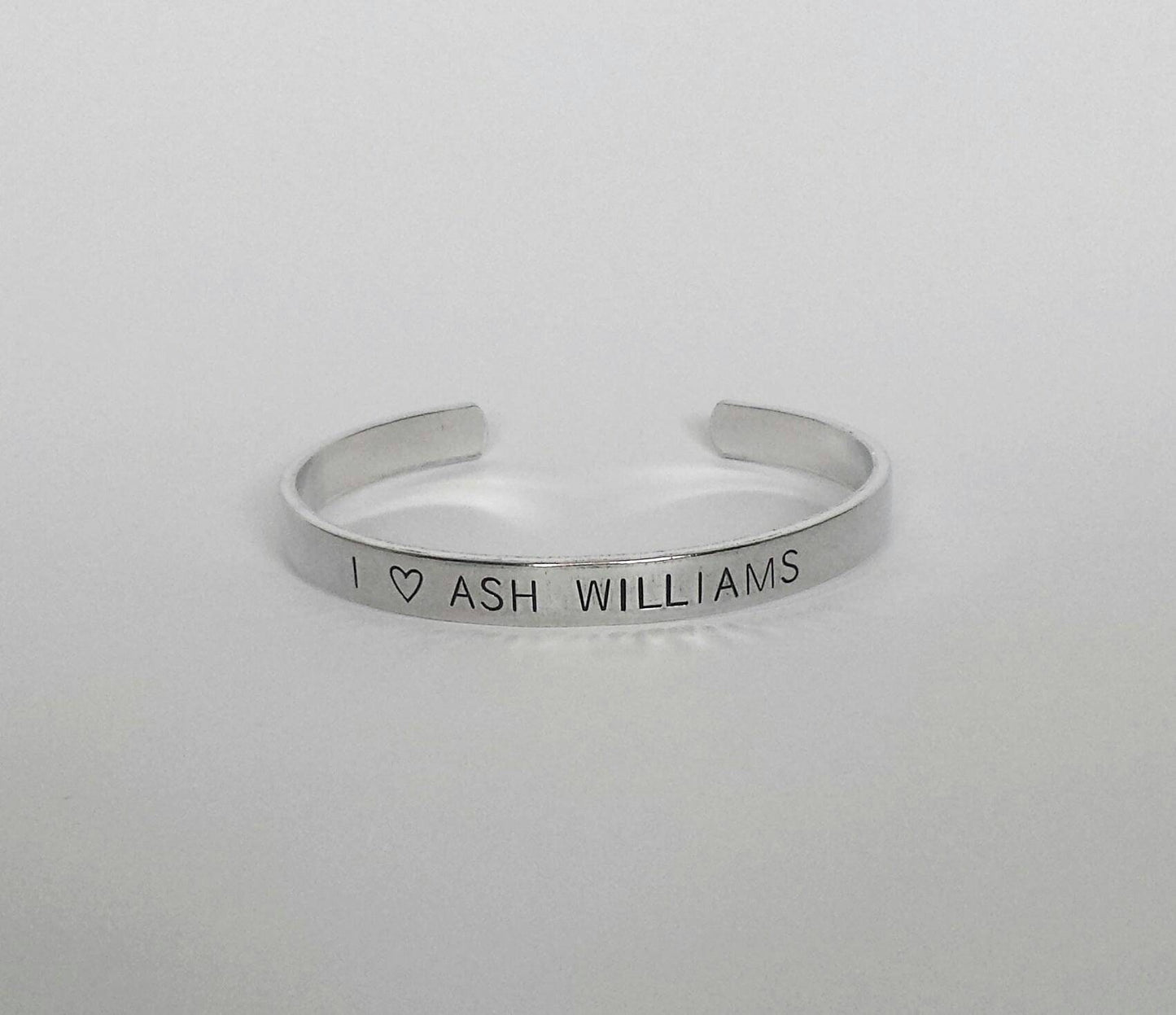 I 🖤 Ash Williams Evil Dead Cuff Bracelet